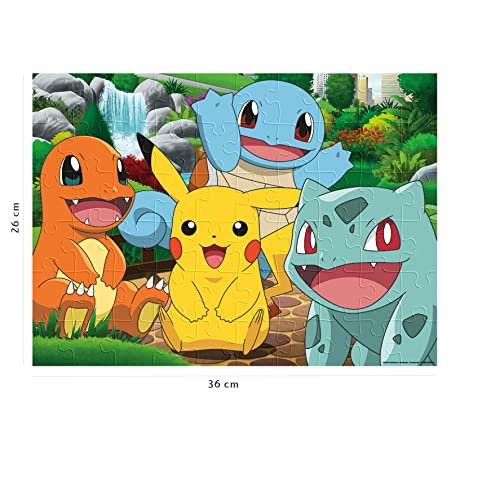 Puzzle 60 pièces : Les Pokémon au parc Ravensburger Nathan - vue 5