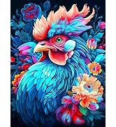 Ijbnhd 5D Diamond Painting Kit - Chicken Design, 14x14 Inch Round Full Drill DIY Art For Adults, Home Decor & Gift - View #9