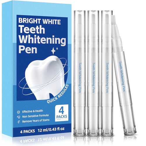 KTSAY Teeth Whitening Pen - Effective Stain Removal Teeth Whitening Gel Kit, Pro No Sensitivity Teeth Whitener for Bright White, Travel-Friendly, Mint (0.44 Fl Oz (Pack of 1))