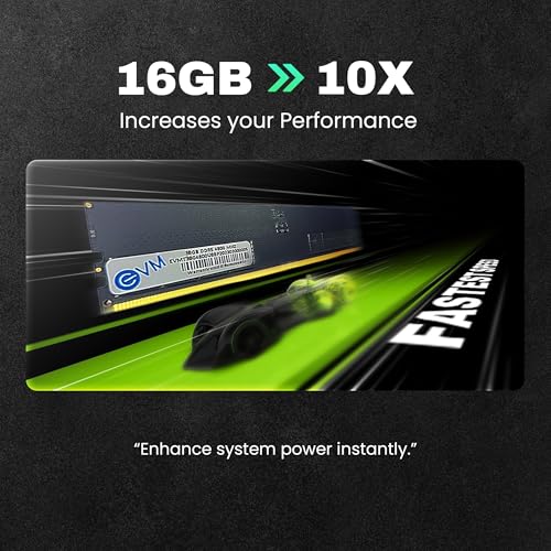 Image of EVM 16GB DDR5 Desktop RAM 4800Mhz LongDimm - High Performance - Ideal for Gaming and Editing - MAC, Intel, AMD Compatible - 10 Years Warranty (EVMT16G4800U88P)
