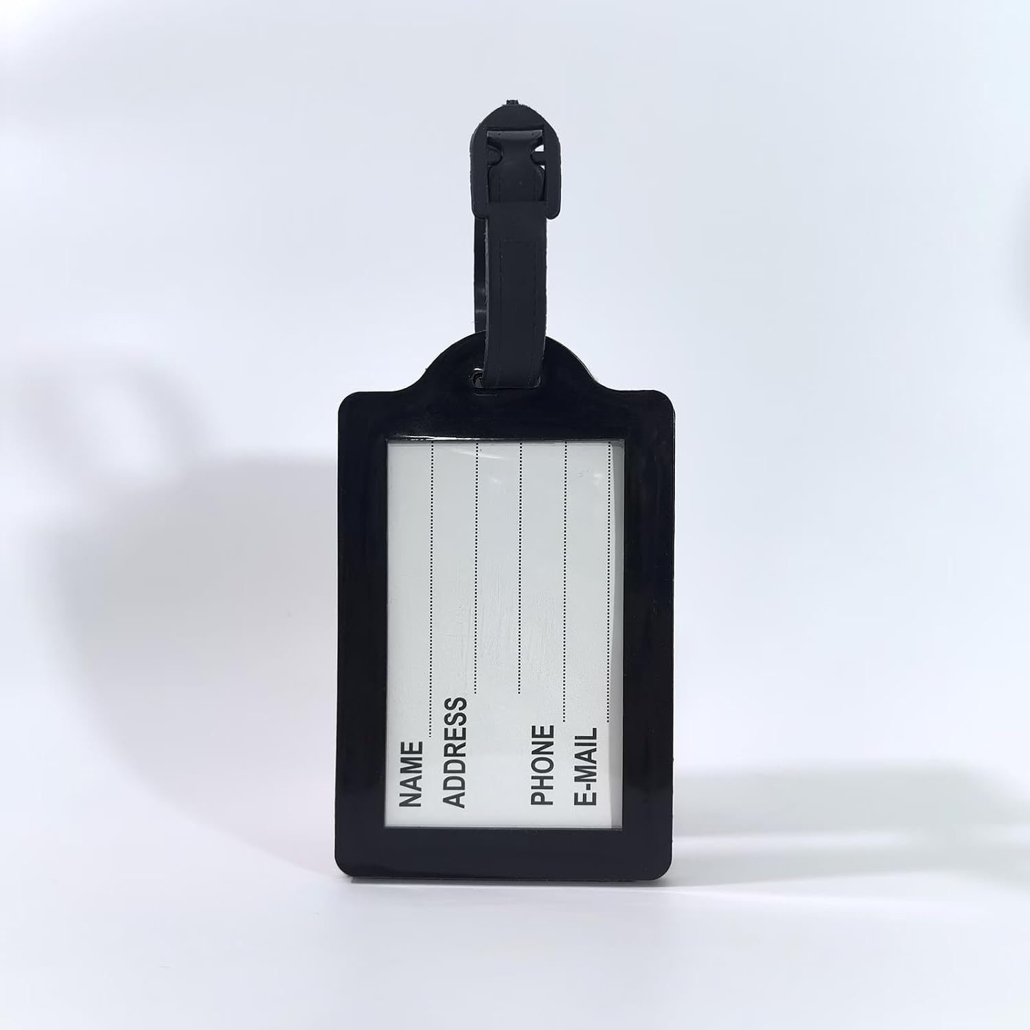 Medical Equient La Tags with Detachable Info Card - Durable Rubber