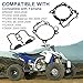 RADHLBNIU Cylinder Head Exhaust Intake Valve & Spring Gasket Kit Compatible with Yamaha YFZ450 2004-2009 WR450F YZ450F 2003-2006 Replace#5TA-11181-00-00,5TA-11351-00-00