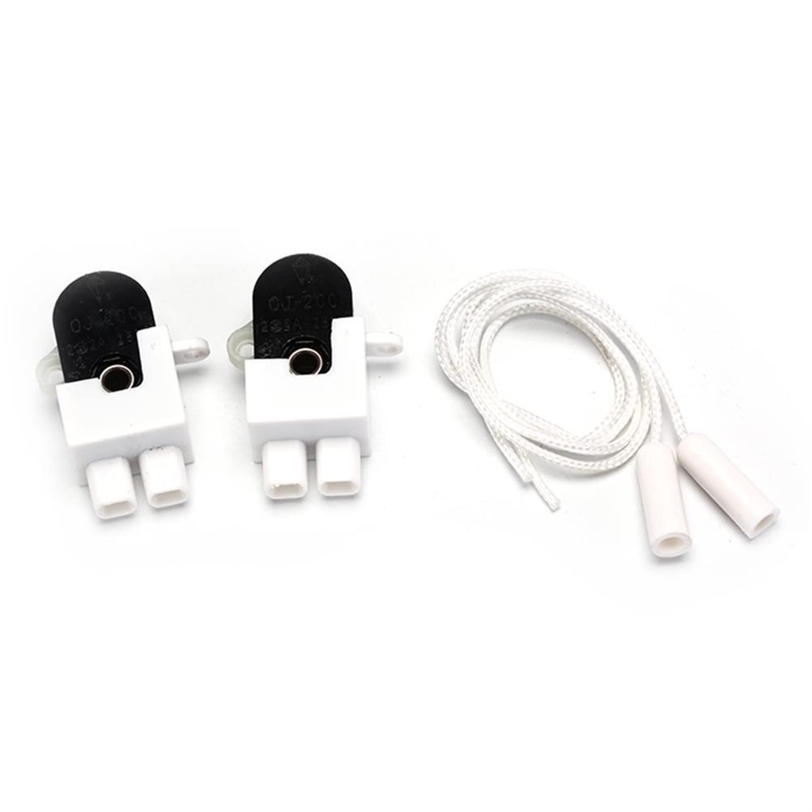 2p 3p Core Wire 200 Interruptor de Control de un Solo tirón Abierto UE Lámpara de Pared Led Interruptor de Cable de luz 2 Piezas
