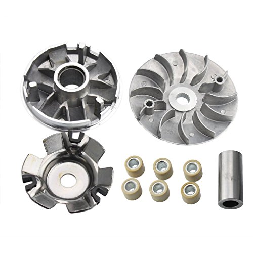 Complete Variator Roller Assy for GY6 125cc 150cc 4 Stroke 152QMI 157QMJ Scooter Moped ATV Engine Front Clutch