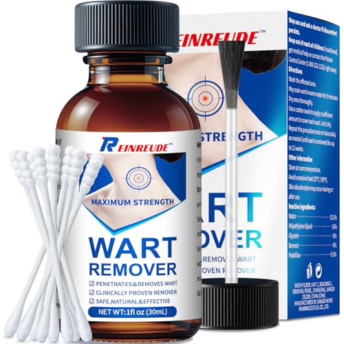 Skin Tag Removal Kit - 30ml at Home Skin Tag Remover - 17% Salicylic Acid Wart Remover Freeze Off, Fast-Acting on Plantar Warts, Common Warts, Flat Wart, Corns and Genital Wart(1Pcs) 2A