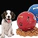 Hundespielzeug Kugel Ungiftiger Biss Resistant Spielzeug Ball, Hund Zahn-Reinigungs-Ball, Hund Pet Kauen Zahn-Reinigungs-Kugel-Haustier- Übung Spiel Trainingsball, Größe: M Huangchuxin (Color : Red)
