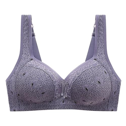 Soutien-gorge sans armatures avec bonnets galbants et détails dentelle couture