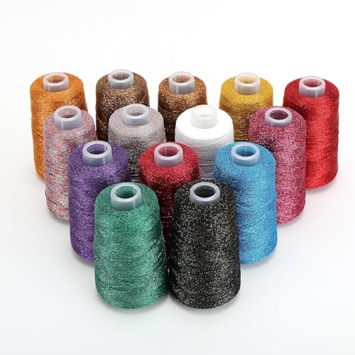 Image of Metallic Crochet Thread, 80g Lurex Yarn for Charms(Dark Blue)