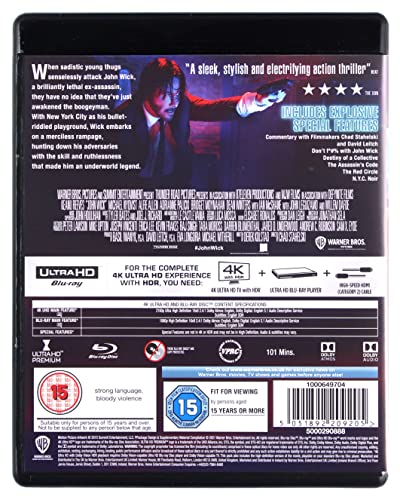 John Wick [4K Ultra-HD] [2015] [Blu-ray] [2017]