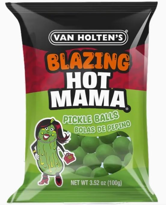 Van Holtens Blazing Hot Mama Pickle Balls, 3.52oz (100g)