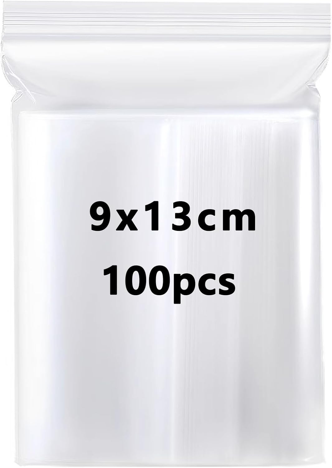 9x13cm Small Plastic Bags 100PCS Small Ziplock Bags Grip Seal Bags