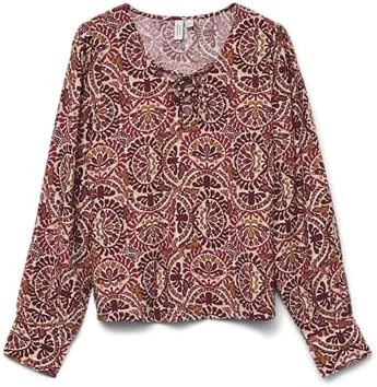 VERO MODA Vmflorence L/S Top WVN Btq Ga