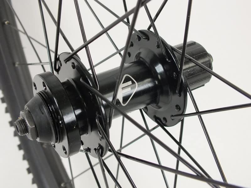 29 inch 29er Disc/Rim Brake Mountain Bike Wheelset with 29 x 2.25 Tires and Tubes 7 Speed Only