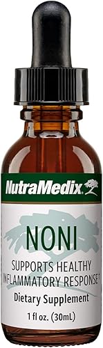NutraMedix Noni Drops - Extracto de fruta de noni para apoyo inmunológico y promover una respuesta inflamatoria saludable - Productos Noni para la