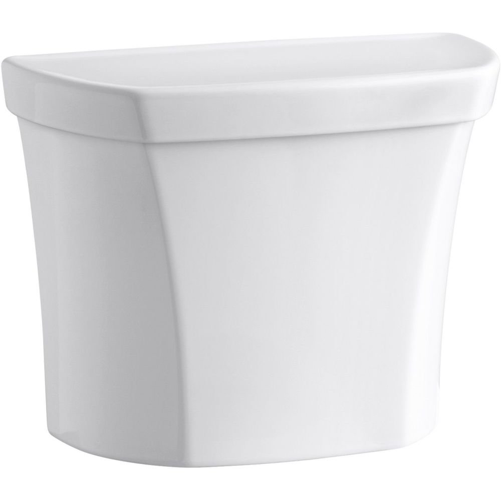 Kohler K-4458-RA-47 WELLWORTH Dual-Flush Tank with Right-Hand Trip Lever Almond, Black