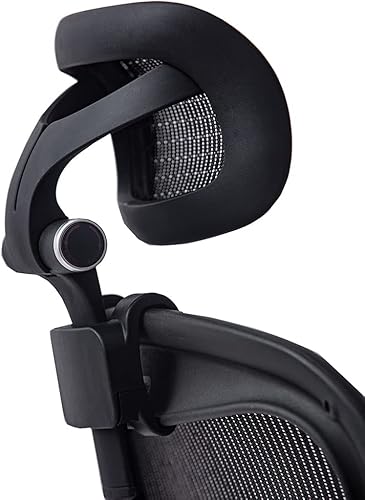 Miniatura 4 de MingYi.office Nuevo reposacabezas para silla de oficina Herman Miller Classic y Remastered Aeron solo reposacabezas negrografito, silla no incluida