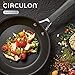Circulon 83908 Radiance Hard Anodized Nonstick Stock Pot/Stockpot with Lid - 7.5 Quart, Gray