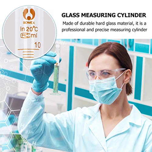 POPETPOP 2 Peças de Plástico Cilindro De Medição Com Escala Proveta Graduada para Mistura de Tintas