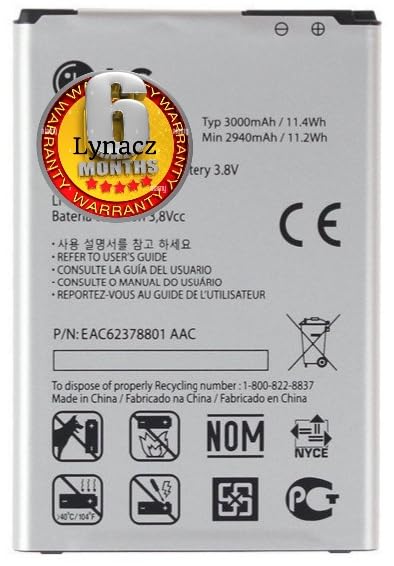 Image of Original BL53YH Battery Compatible with LG G3 Dual G Stylo G3 Screen D85 D851 D852 D855 VS985 LS99
