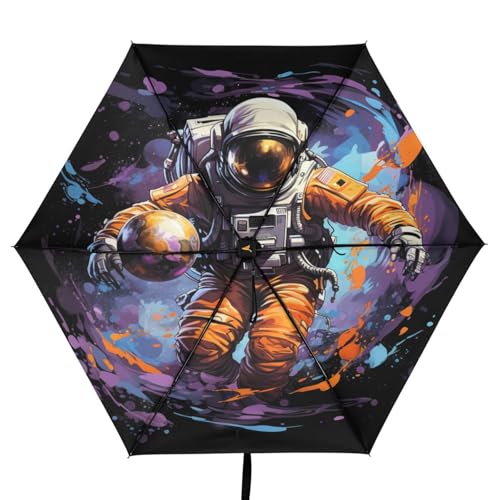 Parapluie pliant compact astronaute anti-UV : parapluie voyage enfant