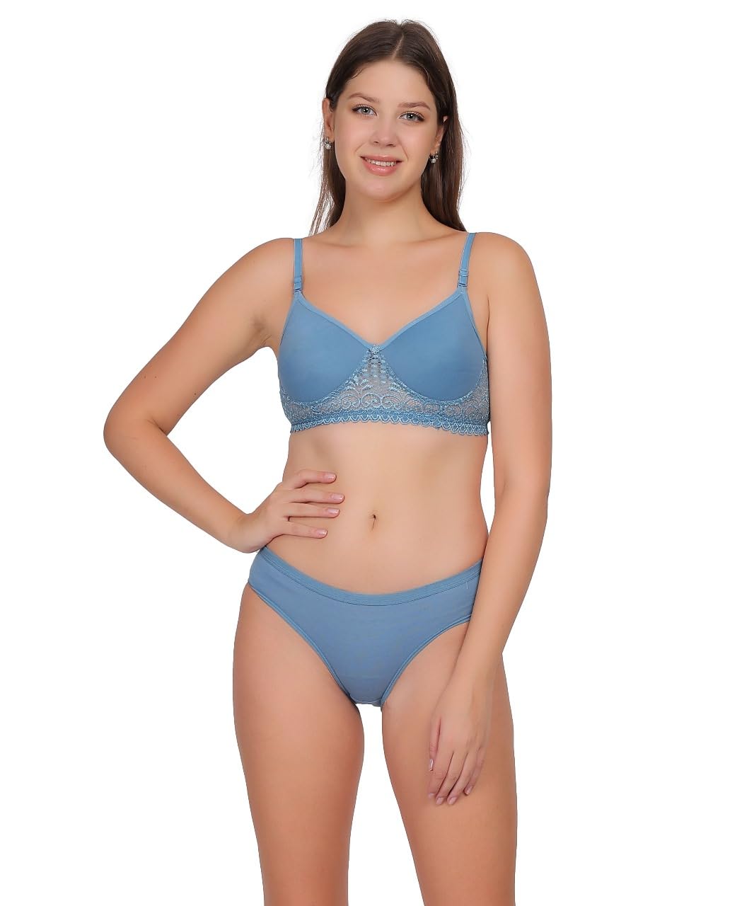 nudiva Women’s Stylish Padded Bra Panty Set with Soft Cups & Comfortable Fit Special Occasion Innerwear for Ladies-picture-18