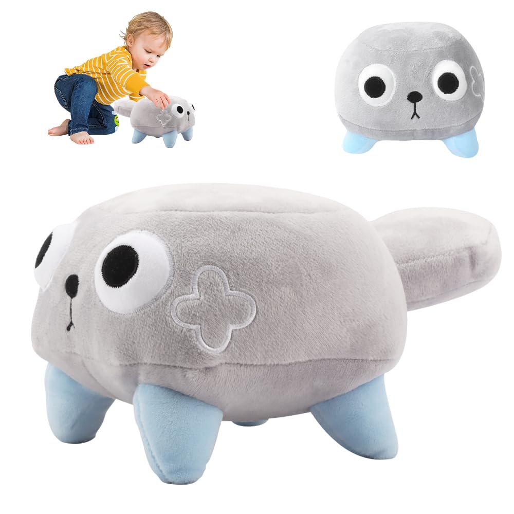 CLIUNT Dandy's World Plush, 9" Pebble Plush Toy for Kids&Adults, Pebble Stuffed Animals for Home, Bedroom Decor, Birthday Gift, Christmas, Halloween
