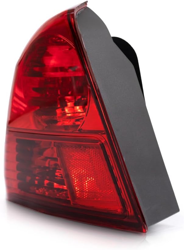 For 2003-2005 Honda Civic Rear Tail Light Driver Side Assembly Unit HO2800153 4dr For Sedan; quarter panel mounted-replaces 33551-S5B-A01