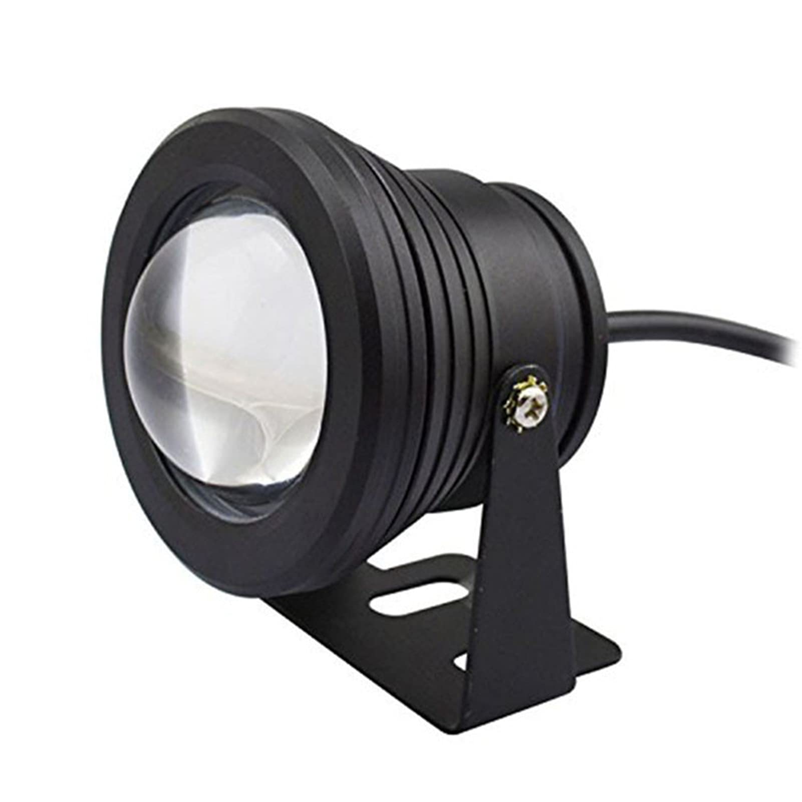 WZYJLyds LED pond light underwater lights 10W pond fountain lights IP68 waterproof Surface-mounted Underwater spotlight (Color : White light, Size : B-24V)