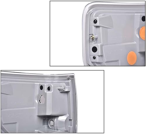 Miniatura 9 de G-PLUS Luces traseras cromadas par de lámparas de freno con bombilla compatible con Ford F150 FO2818148, FO2819148, FO2819148, FO2818150 lente