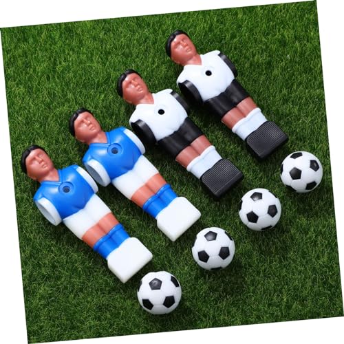 Repuestos de futbolín con pelotas mini y figuras resistentes para mesas de escritorio de madera 5