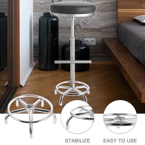 Placa de base de 35 cm para taburete y silla de bar con repuesto giratorio resistente 8