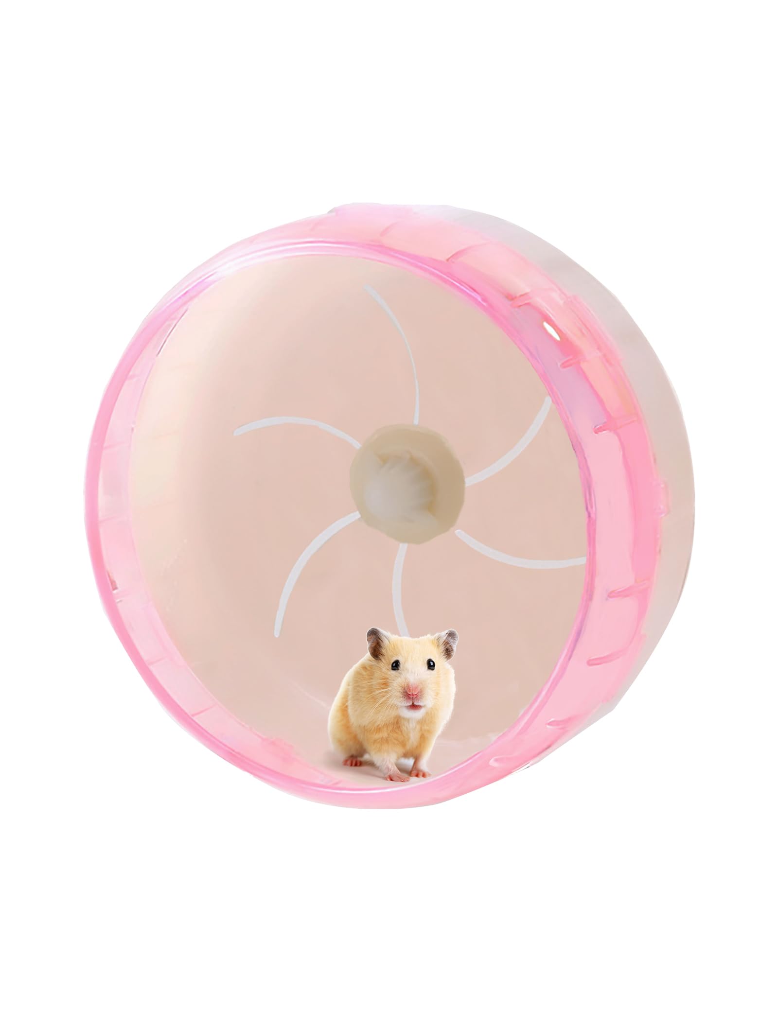 Sirvarni Super-Silent Hamster Exercise Wheel - Hamster Cages Toys Accessories 8.6 Inch Running Spinner Quite Runner for Small Animal Pet Gerbil Dwarf