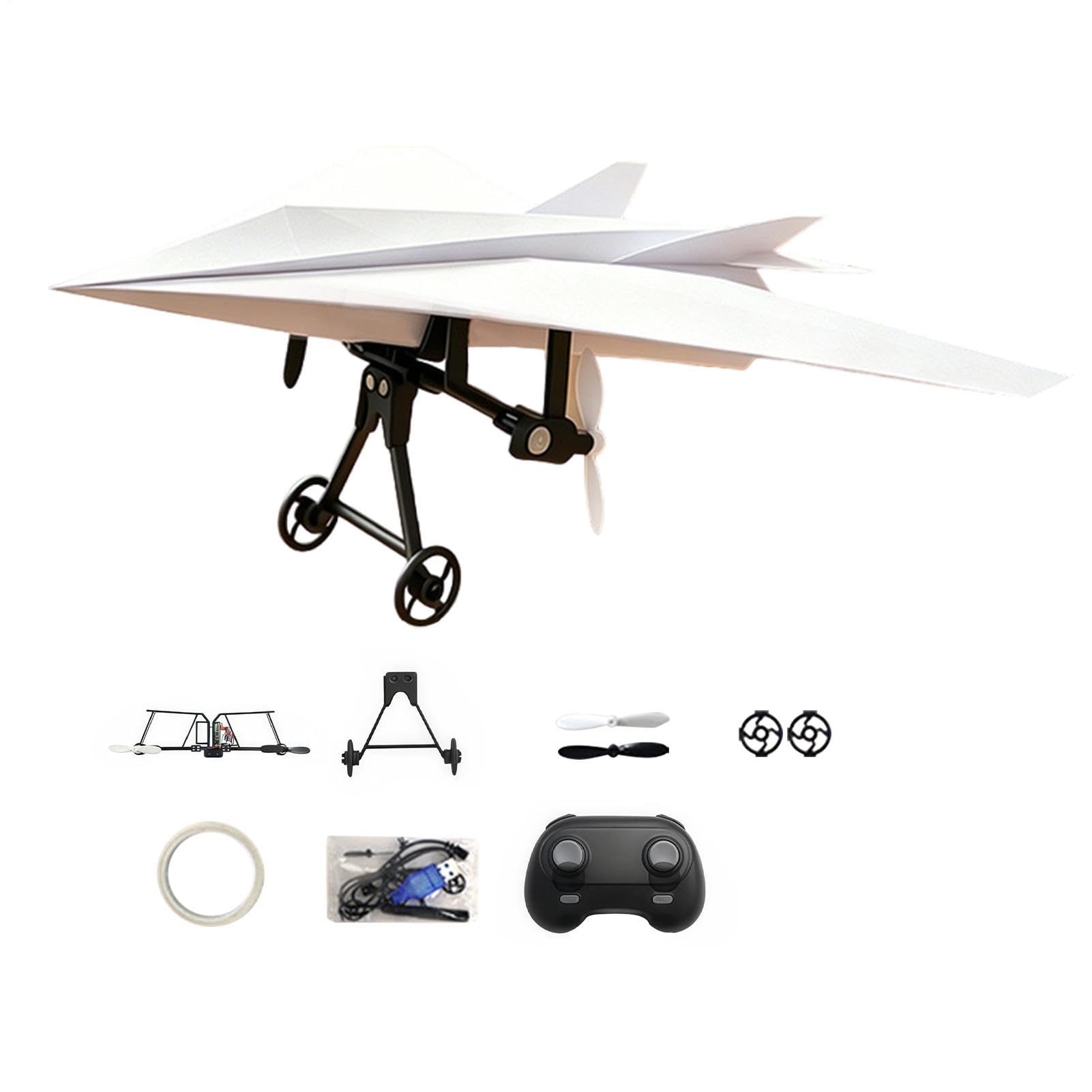 Kit de avión de papel RC – 2,4 GHz juguete de avión teledirigido
