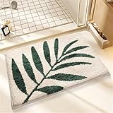 Photo Gallery jntfne tappetino da bagno con foglie verdi, piccolo tappetino da bagno assorbente in peluche a pelo lungo, lavabile in lavatrice, tappetino da doccia, decorazione per la casa (stile 1, 40 x 60 cm) Photo Gallery jntfne tappetino da bagno con foglie verdi, piccolo tappetino da bagno assorbente in peluche a pelo lungo, lavabile in lavatrice, tappetino da doccia, decorazione per la casa (stile 1, 40 x 60 cm)