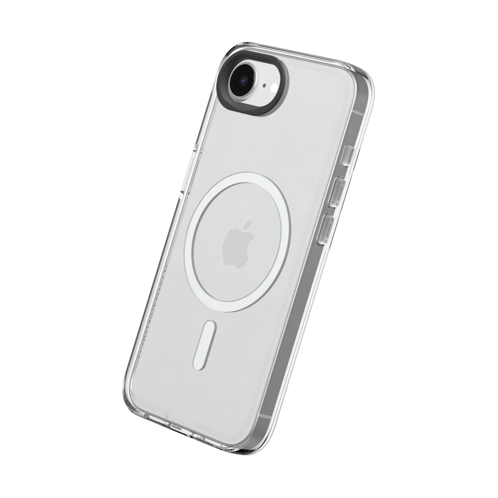 RhinoShield Clear Hülle für MagSafe für iPhone 17e / 16e | Starker Magnet, Anti-Vergilbung, transparent, hohe Klarheit, stoßfest, Fallschutz nach Militärstandard