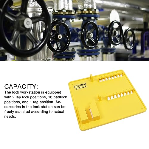 Lockout Tagout Station, Wall Mounted Engineering plastic PP Lock Out ...
