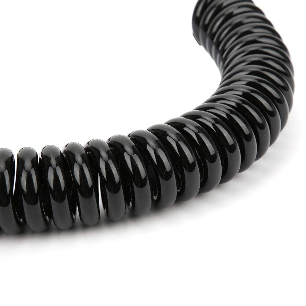 Alomejor Adaptateur Paintball 207 Bar, Manomètre intégré Adaptateur HPA Tuyau ondulé Aluminium pour Joueurs entraînements scénarios Airsoft