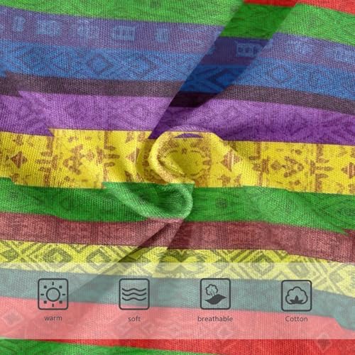 Stripes Colors Toddler Cotton Underwear, Girls' Underwear, 2T–8 Years3