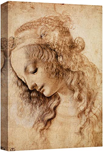 wall26 Canvas Print Wall Art Sketch of a Lady by