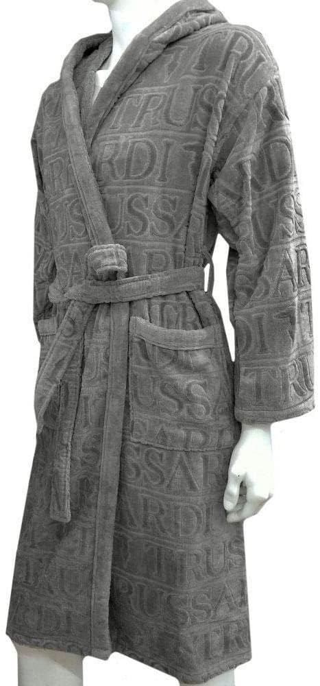 TRUSSARDI Set Asciugamani Bagno Viso e Bidet in Cotone, Asciugamani Resistente a Lavaggi, Include 1 Asciugamano Viso 55x100 cm e 1 Asciugamano Bidet Ospite 40x60 cm, Asciugamani 2 Pezzi
