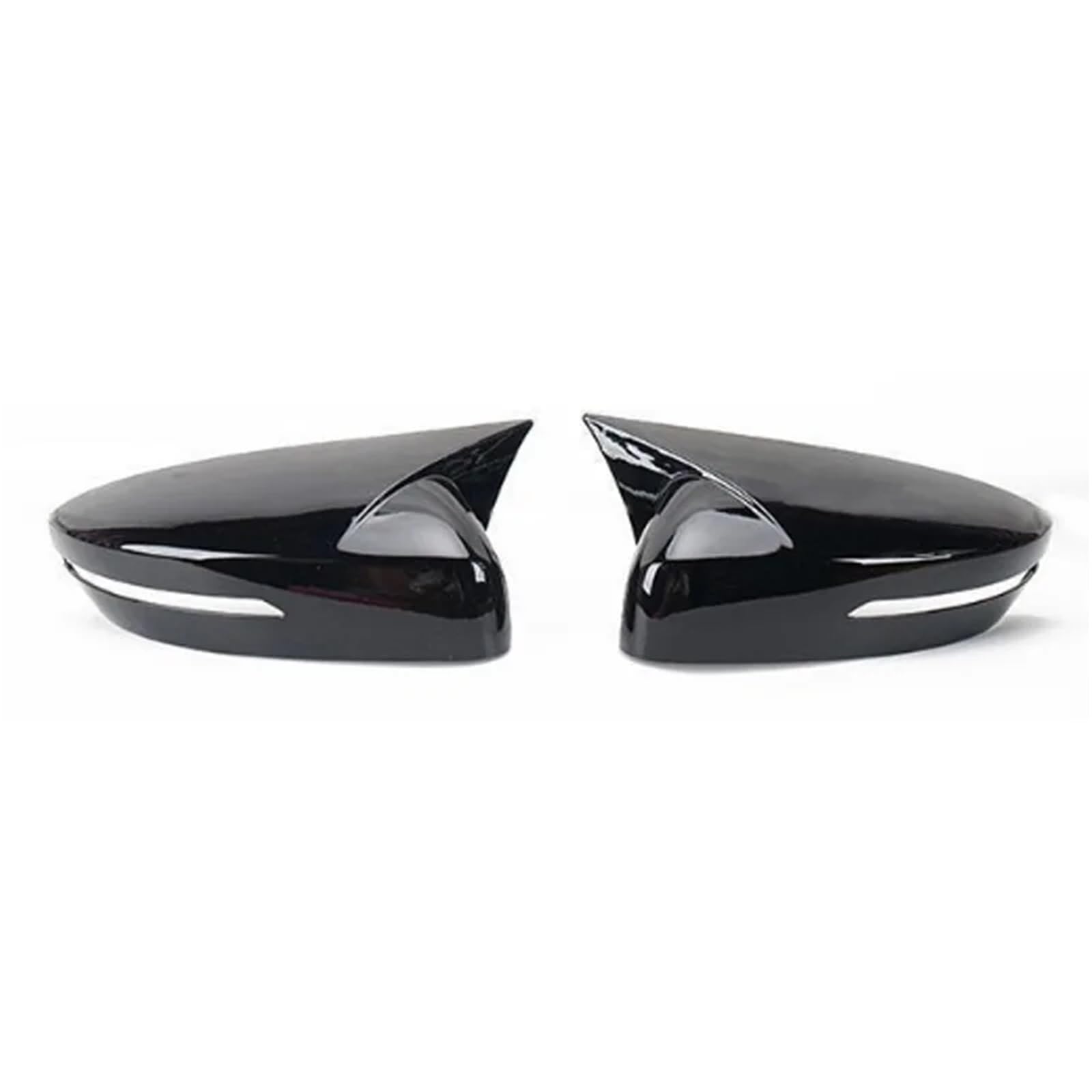 Rearview Side Mirror Covers Car Sticker Rearview Side Mirror Cover Wing Cap Exterior Door Rear View Trim for Trumpchi for GAC for Empow 2022 2023 Mirrors Housing(Glossy Black)