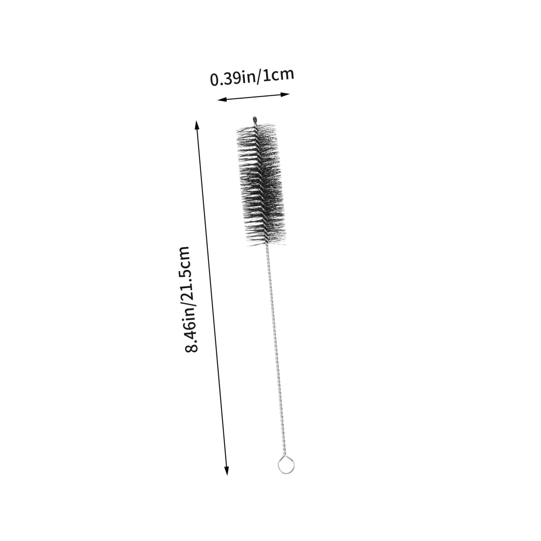 KICHOUSE 9pcs Cleaning Brush Set of 9 Straw Cleaner Brush Cleaning Supply Bottle Cleaner Brush Water Mug Milk Bottle Brush Tube Cleaning Brush Cup Brush Stainless Steel Black