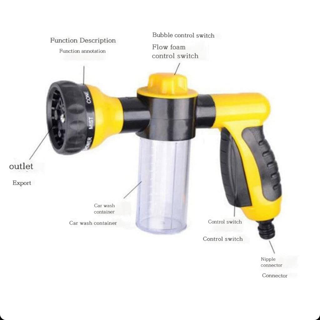 1pc pistolet na wodę z pianki dysza do węża podlewanie ogrodu Spray narzędzie owadobójcze opryskiwacz spray do roślin nawadnianie wysokociśnieniowe narzędzie ogrodnicze zhengqiang