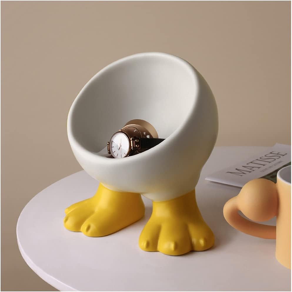 KITCISSL Key Bowl Coffee Table DecorDecorative Tray Key Tray Creative Living Room Jewelry Display Trays, Shoe Cabinet Ornaments Key Phone Change Watches Candy Entryway Tray (Color : B)