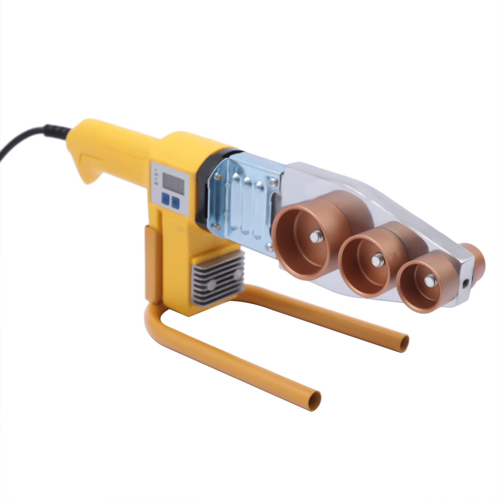 Zgrzewarka do muff, 1000 W, profesjonalna spawarka doczołowa, z inteligentnym wyświetlaczem cyfrowym do rur PPR PE PP Ø 20-63 mm (20-63 mm)