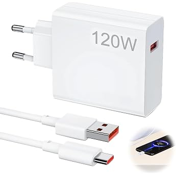 Charger for Xiaomi 120W with USB-C Cable 6.6ft Charger Type C Mobile Phone Charger for Xiaomi 15/14T Pro/14 Ultra/13T Pro/12T/13 Pro/12 Pro/POCO X7 Pro/F6/X4 GT Pad 7 6