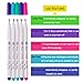 YsesoAi 15-Count 5 Color Disappearing Erasable Ink Fabric Marker Pen for Tailor's Chalk Gel pens Sewing Tools (3Pcs Each Color)