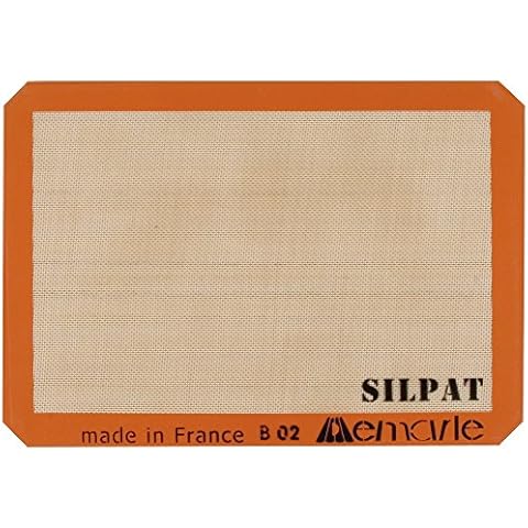 Silpat AE420295-07 Premium Non-Stick Silicone Baking Mat, Half Sheet Size, 30cm x 42cm (2 pack) Cover