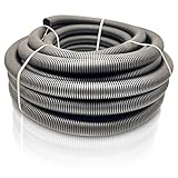 METEOFLEX PROTECT Leerrohr 750N M13 / M16 / M20 / M25 / M32 / M40 / M50 aus PE-HD - Wellrohr für Erdreich, Erdverlegung, Außenbereich, Beton, hohe Druck- & Schlagfestigkeit (M20-50m mit Zugdraht)