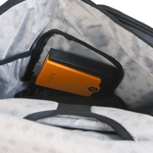 image for Homedics Powerbag Messenger Bag with Battery for Charging Smartphones,